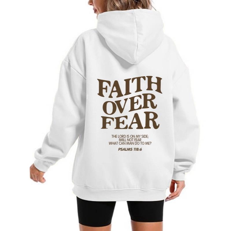 2025 popular men's and women's fleece sweater letter print kangaroo pocket new hooded sweater