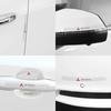 8PCS Car Door Handle Protector Film for Mitsubishi Compatible with All Models Pajero Outlander Lancer Anti-scratch Anti-collisio