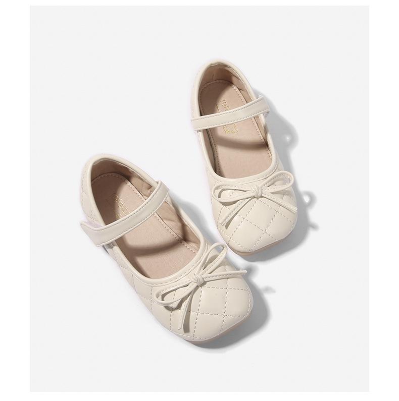 Girls' British-Style Leather Shoes - Spring/Autumn Soft Sole Flats for Little Princess.