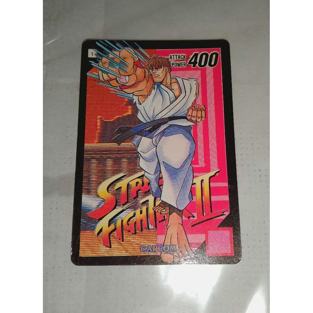 Rare Street Fighter II Carddass 1 Card Ryu Ryu Capcom