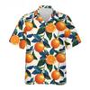 Funny Chili Fruit Pattern Shirt for Men 3D Print Pepper Hawaiian Shirts Summer Button Short Sleeve Top Street Lapel Aloha Blouse