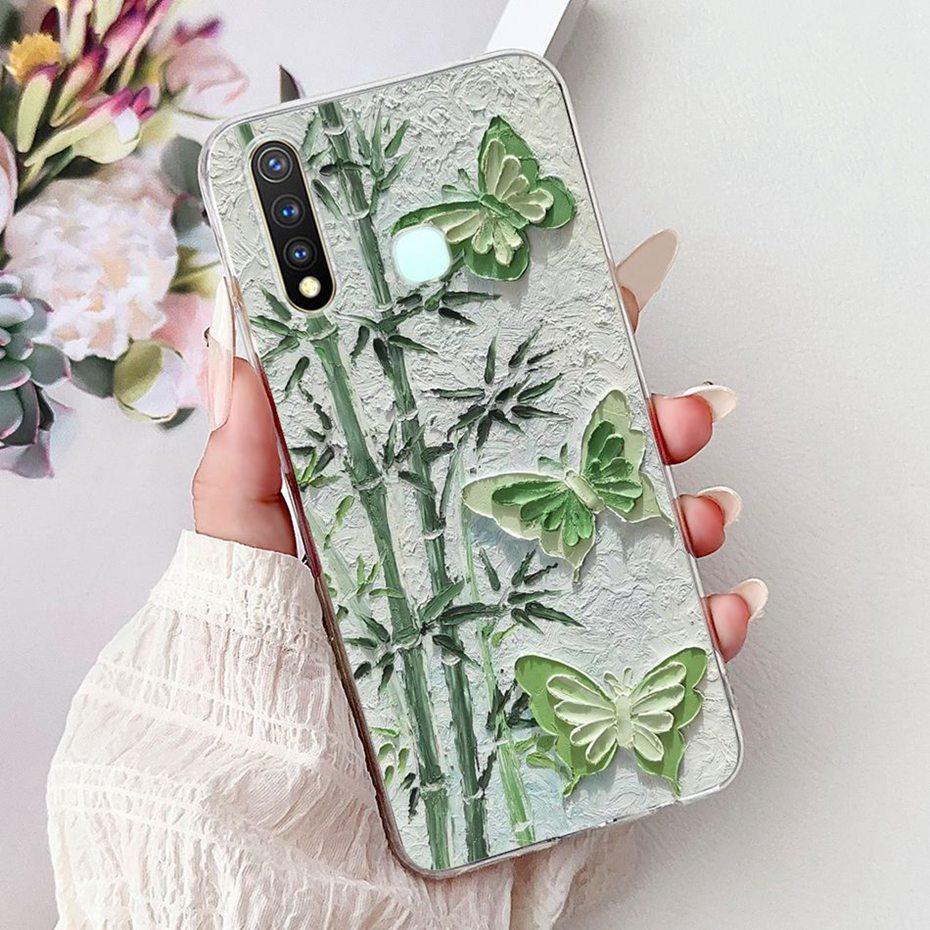 New Design Phone Case For Vivo 1915 Y19 Y5s Clear TPU Slim Back Cover For Vivo Y19 Y5s 1915 Soft Silicone Cases