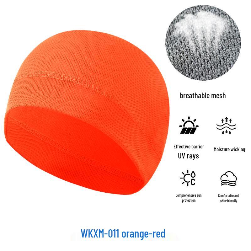 Sommer Mesh Sonnenschutz Radfahren Skull Cap - Atmungsaktiv Hochelastisch Eis Seide Sport Liner
