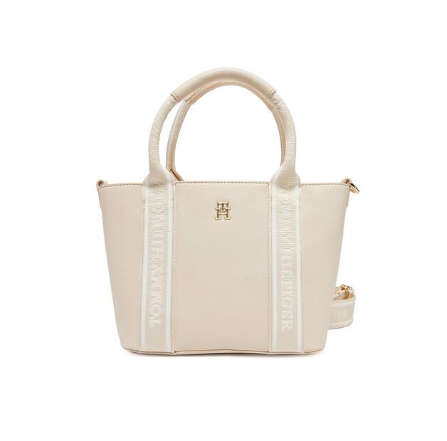 

Сумка Tommy Hilfiger Tommy Hilfiger Th Logotape Mini Tote AW0AW17201 светло-бежевый