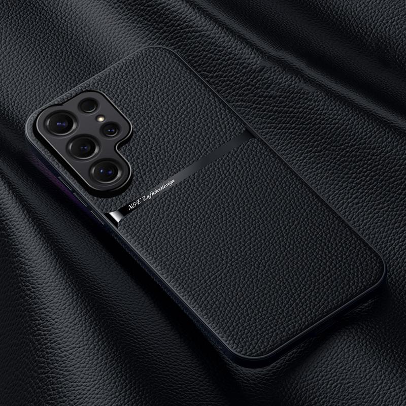 Luxusní Ultra-tenký Kožený Kryt na Telefon Pro Samsung Galaxy S26 S25 S24 S23 S22 S21 Ultra S24 Plus S25FE Nárazuvzdorný Ochranný Obal