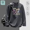 Jeanswest Life Men's Graphic Print Crew Neck Long-Sleeve T-Shirt