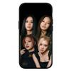 for Motorola Moto Edge 70 60 50 G54 G86 Samsung Galaxy S25 iPhone 17 16 15 Xiaomi Redmi Note 14 13 Pro Max Phone Case Kpop Pinks Korean Black Cover