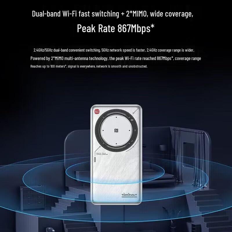 ZTE 5G Portable WiFi Mobile Hotspot (CN version)