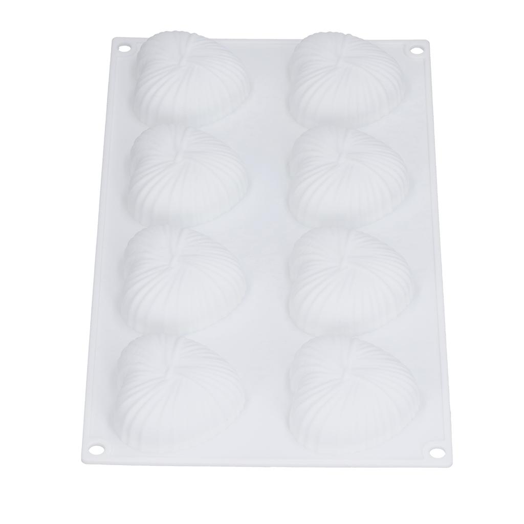 8Grid HeartShaped Mold Silicone Mousse Cake Mold Baking Tool for Bakery Kitchen