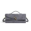 Hot Selling and Popular European and American Retro Fashion Frosted Pure Handmade Woven Handbag, Single Shoulder Diagonal Cross Women's Bag