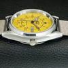 AUTOMATIC VINTAGE REFURBISHED SEIKO 5 6309A JAPAN MENS YELLOW WATCH a442276-1