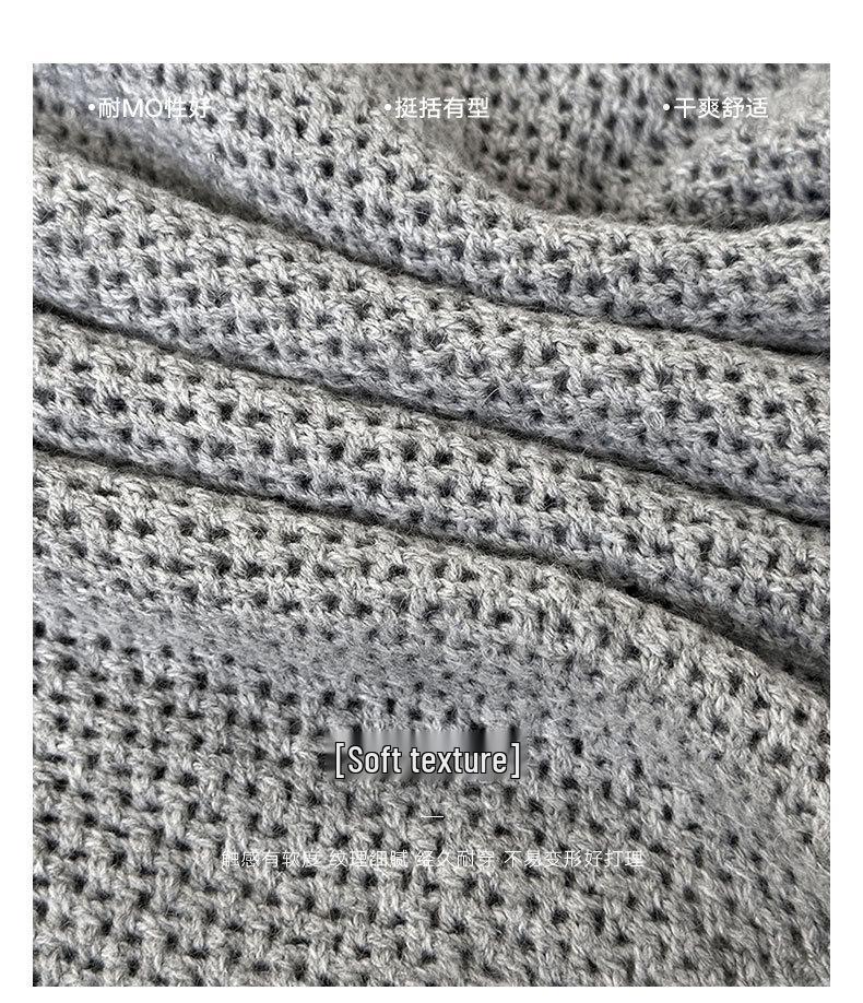 Autumn Korean Fluffy Women's Sweater - Soft, Loose, Round Neck Knit in Lazy Fashion Style