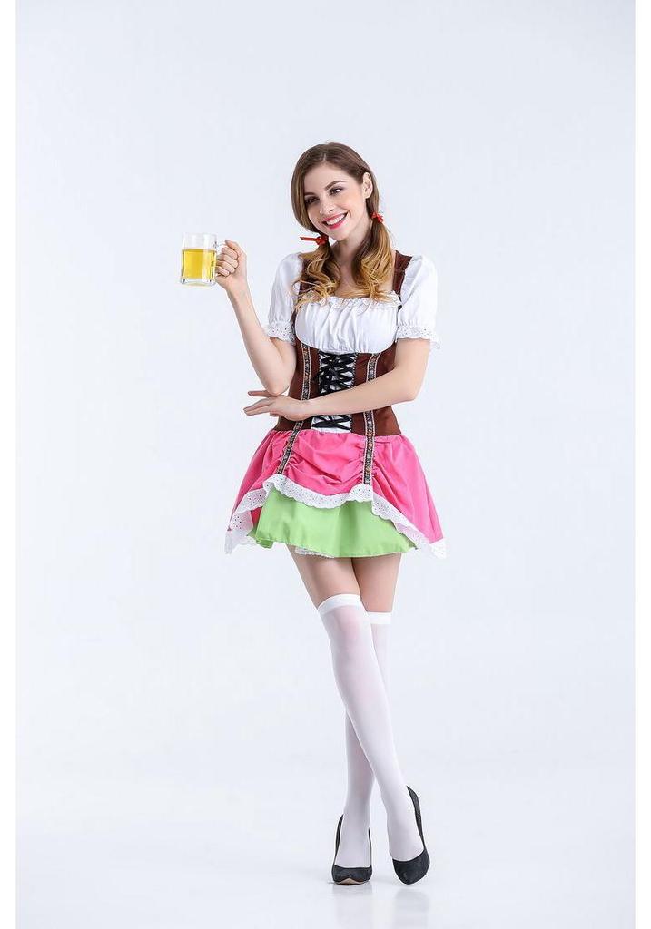 Halloween Oktoberfest Bierkönigin Kostüm für Festival oder Bühne