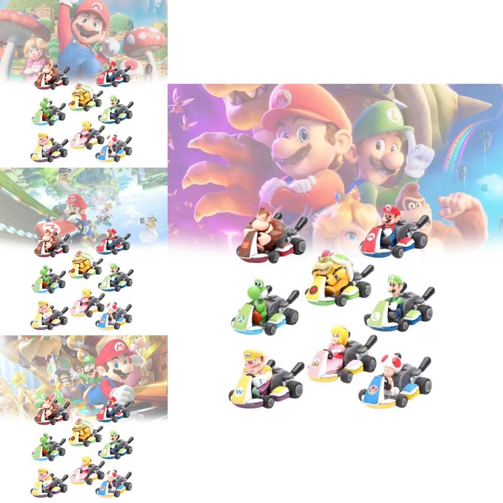 Super Mario Bros Zestaw Figur Akcji PVC Z Mario Luigi Yoshi Dla Kolekcjonerów W zestawie Postacie Specjalne