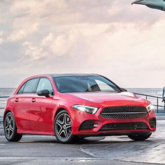 Painted Front Bumper Tow Hook Cover for - Mercedes W177 A-Class with AMG