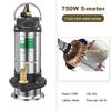 370W/750W Stainless Steel Submersible Pump Drainage Irrigation Self-priming Sewage Pump Agricultural Pumping Garden Tools