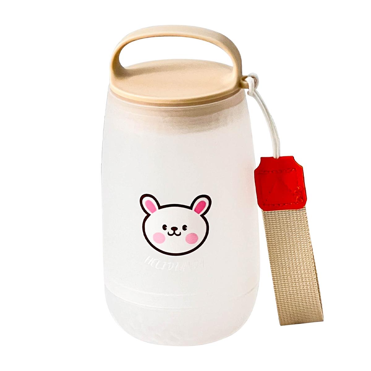 

400Ml Sealed Tumbler With Lid Portable Plastic Kids Water Cup Handheld Double-Layer Drinking Cup For Sport Travel Microwave Safe