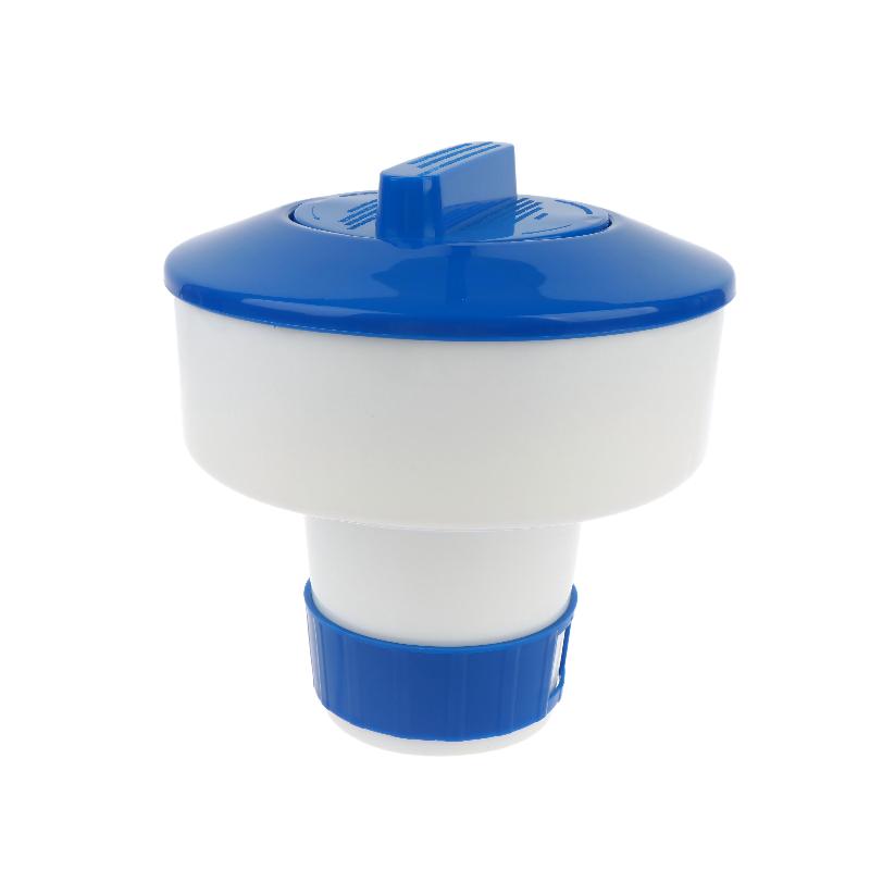 Floating Pool Chlorine Dispenser Automatic Sterilizer Portable PP Tablet Holder for Small Inflatable Swimming Pool SPA Hot Tub