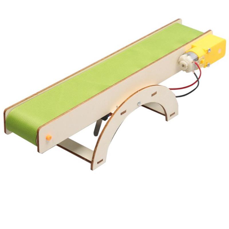 Konveyör Bant Diy Yaratıcı Kendi Kendine Montaj Ekleri Öğretim Projeleri 1 Set