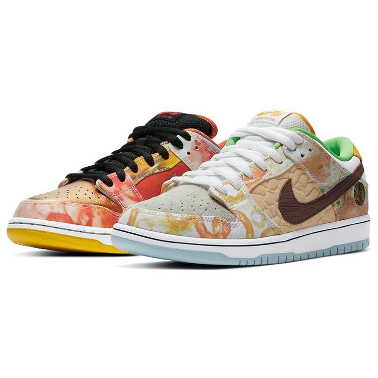 Jason Deng x Nike Dunk Low Pro SB Street Hawker Unisexové Tenisky Vícebarevné Měděné Světle stříbrné CV1628-800