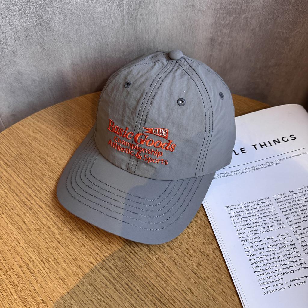 Fashion Summer Baseball Hat With Sunshade And Mesh Ventilation For Active Outdoors Grayish Blue