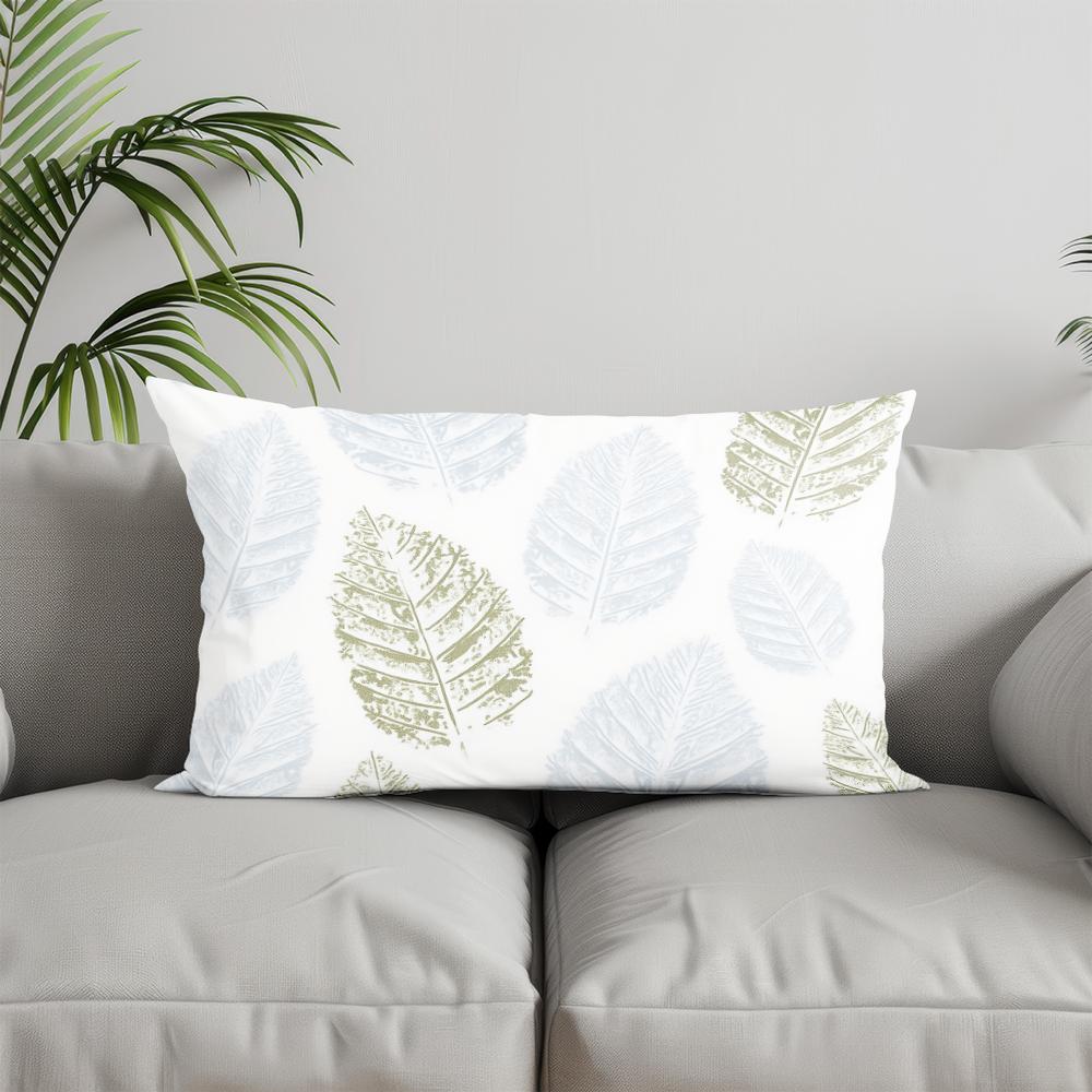 Home Decor Floral Pattern Rectangular Pillow Cover Suitable For Sofa Bedroom Car Pillow Cover Cushion Rectangular Back Cushion