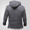 Men's Contrast Color Stitching Sweater Long Sleeve Hooded Sweater Sweatshirt