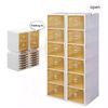 Foldable Shoe Cabinet Clear Shoe Rack Large Capacity Dustproof Storage Cabinet Simplicity Multi-layer Shoe Box For Bedroom