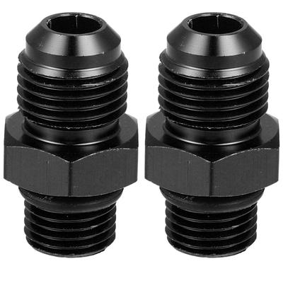 2 peças 6AN Macho para M12 x 1,25mm Macho Adaptador de Conexão Rosca Métrica Flare