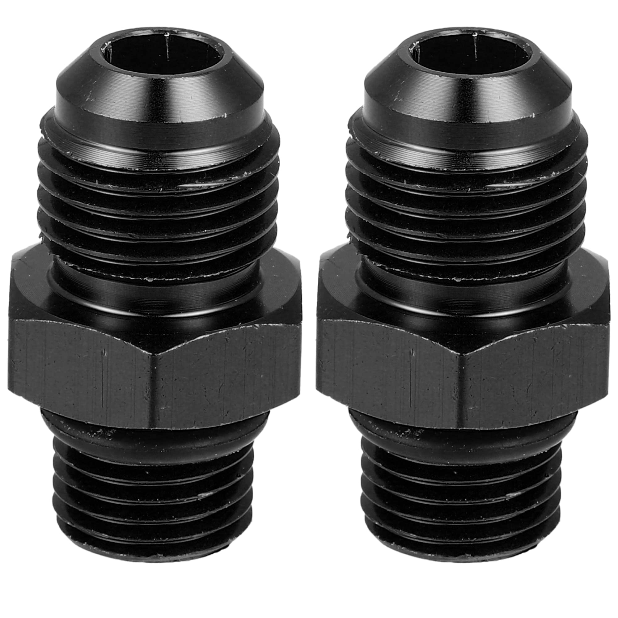 

uxcell 2 шт. 6AN Папа к M12 x 1,25 мм Папа Метрическая резьба Переходник Фитинг Раструб 29x20mm