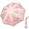 Uv-Proof Lace Embroidered Sun Umbrella Vinyl Parasol Weather Rain Umbrella High-Grade Umbrella