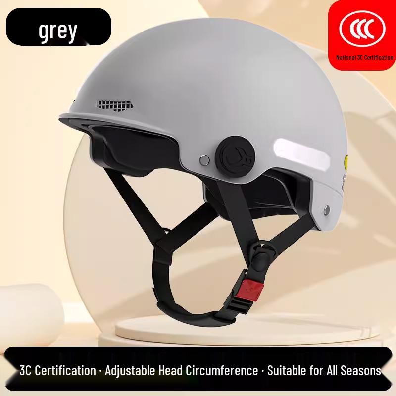 3C Certified All-Season Electric Bicycle Safety Helmet with Sun Protection for Men, Women, and Children