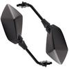 Pair 10mm Universual 78"  Motorcycle Side Mirror ATV Scooter E-Bike Rearview