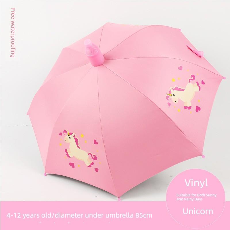 Children's Umbrella with Waterproof Cover, Vinyl Sun Protection, Automatic Sunshade Umbrella for Kindergarten and Primary School Students, Rain or