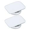 Traffic Check Auxiliary Mirror Set for Cars, Suction Cup Mount, Adjustable Base, 2 Mirror Viewing Support for Reversing Use