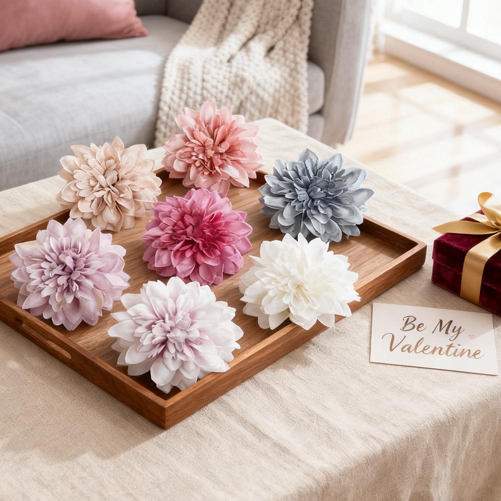 5/10PCS Artificial Flowers Heads Home Room Table Decor Wedding Garden Rose Arch Diy Gifts Candy Box Bridal Accessories Clearance