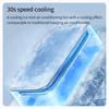15W 30S Home Kitchen Leafless Air Conditioning Fan Wall-Mounted Air Cooling Fan Quick Cooling Ice Mist Air Fan