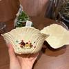 Oat Self-Reserved Small Lace Bowl for Salad, Soup, Milk, Fruit, Dessert, and More