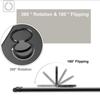 Universal Finger Ring Mobile Phone Holder for Xiaomi Huawei Iphone 14 8 Adhesive 360 Rotatable Holder Stand Lazy Desktop Bracket