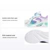 Girls Comfortable Soft Shock Absorbing Durable Low Top Running Shoes Kids Sneakers White 319066L-WMLT