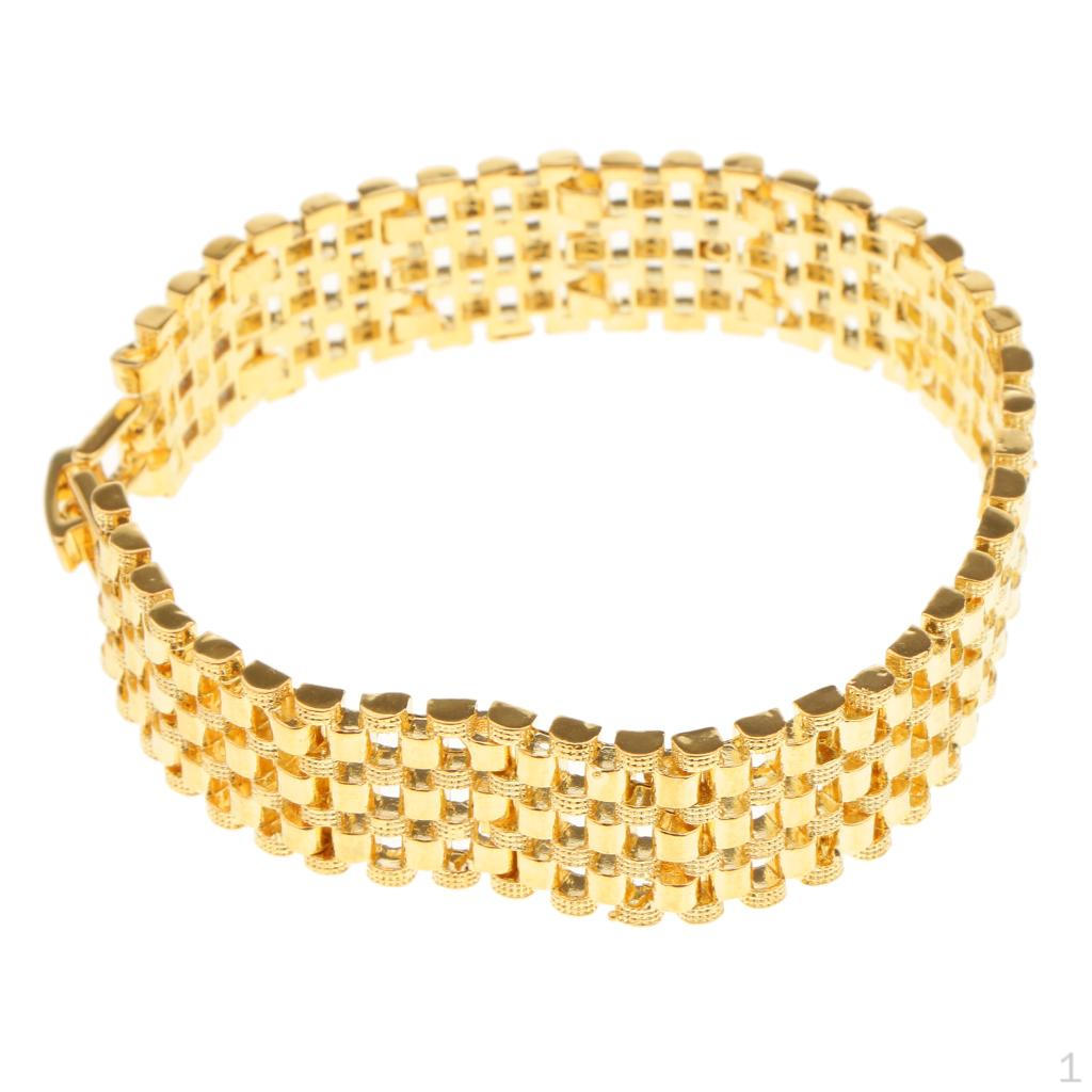 

Double Strand Chain Bracelet Wrist Hand 01 Gold