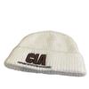 Korean Style Letter Embroidery Warm Woolen Hat for Women Winter Casual All Match Knitted Hat Showing Face Small Ear Protection Cold Hat Trendy