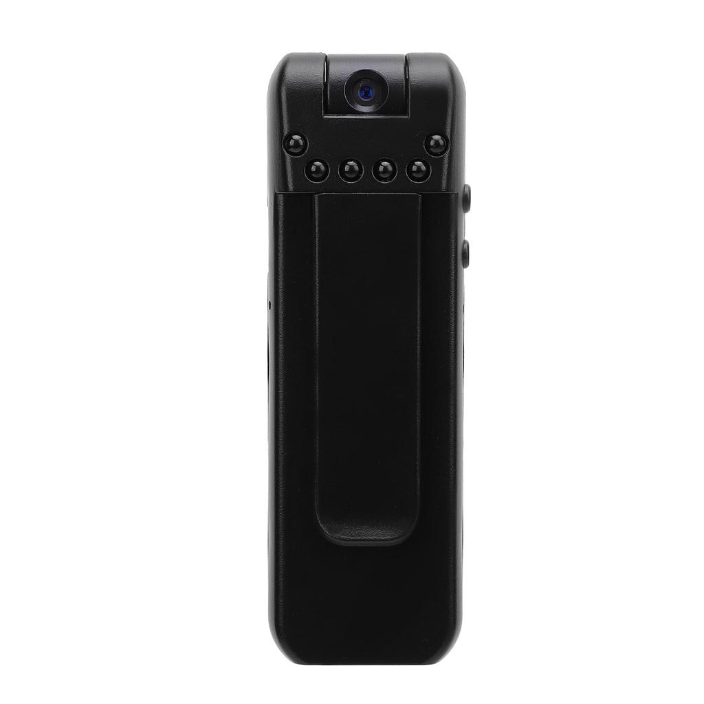 Body Worn Camera with Clip 1080P HD Rotating Lens Night Vision Wearable Pocket Video Recorder Suppor