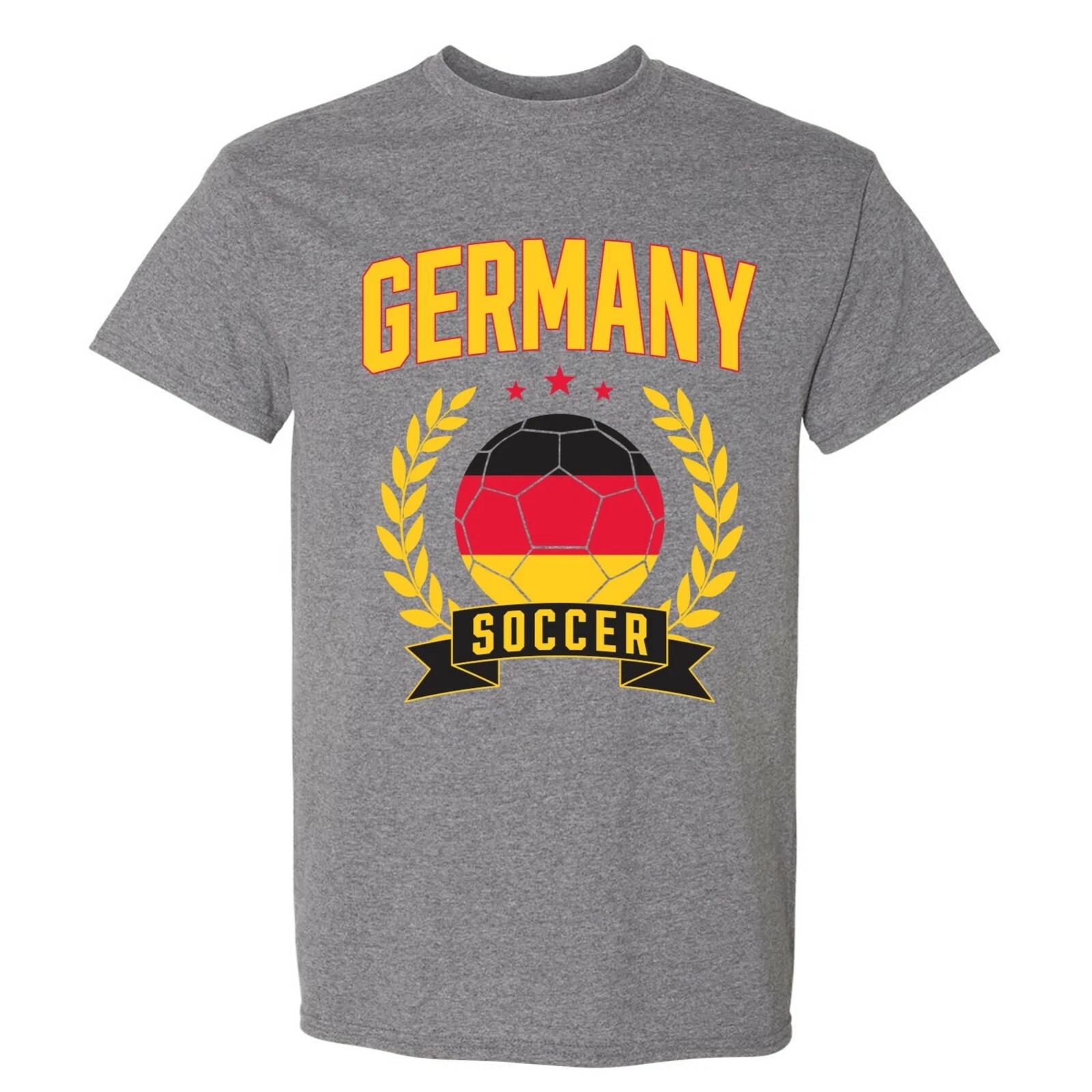 

Germany Soccer Laurel - World Football Cup T Shirt - Graphite Heather 3XL