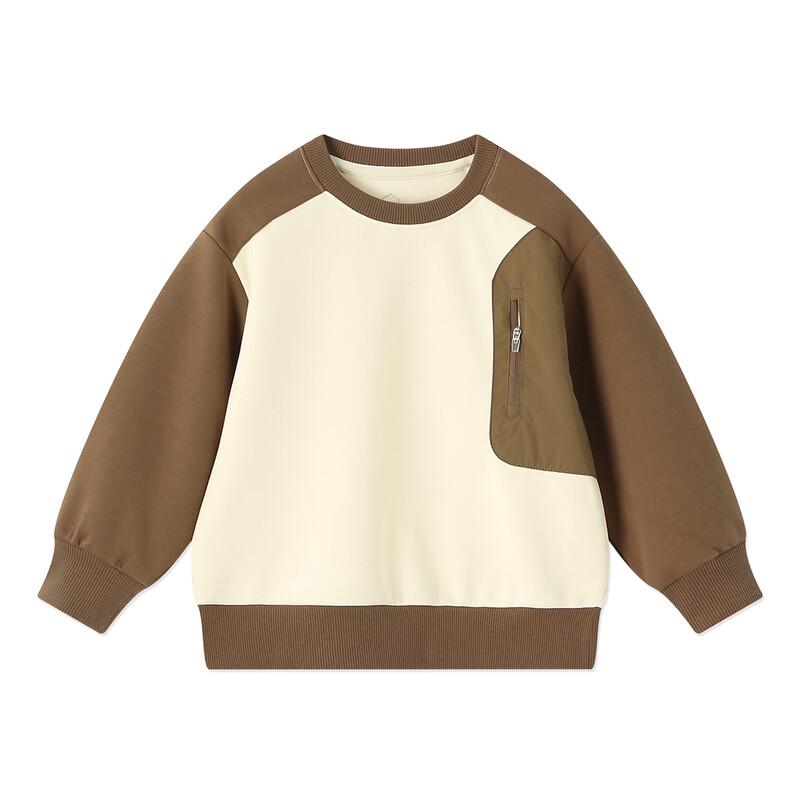 B.Duck Boys' Long-Sleeve Crew Neck Sweatshirt