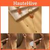 Stylish Women's Fall Fashion Gold Heart Chain Earrings Geometric Design