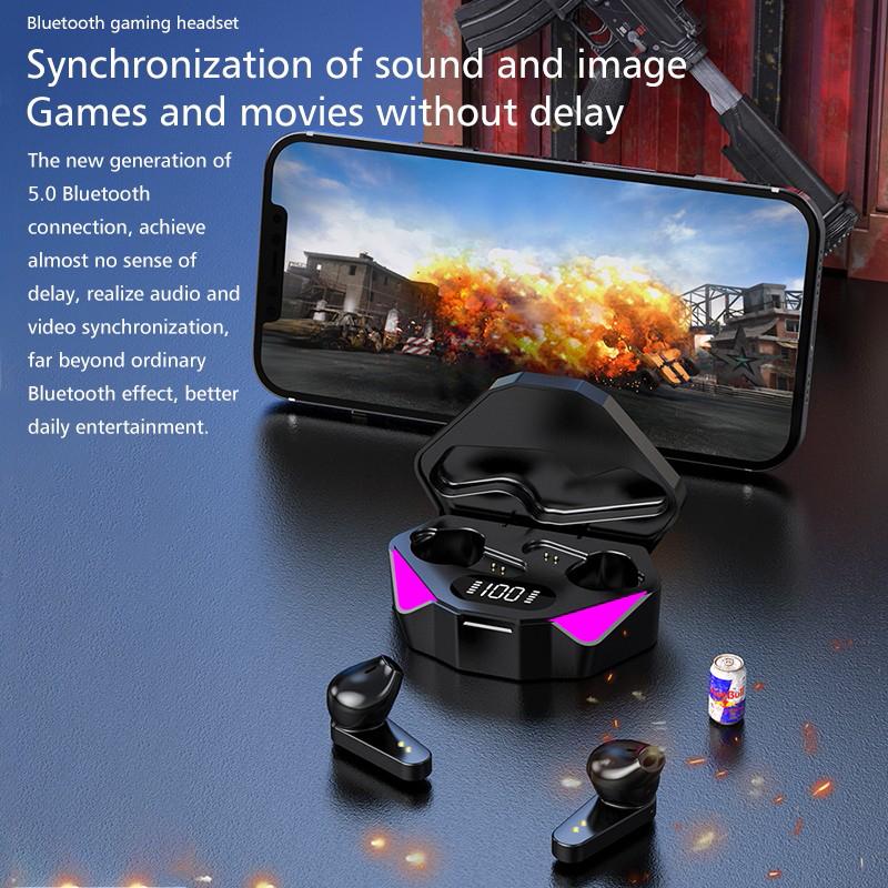Bluetooth TWS Game Headset Juego móvil 65ms Baja latencia Pollo Comer  competitivo Auriculares estéreo de reducción de ruido con micrófono comprar  a buen precio — entrega gratuita, reseñas reales con fotos — Joom