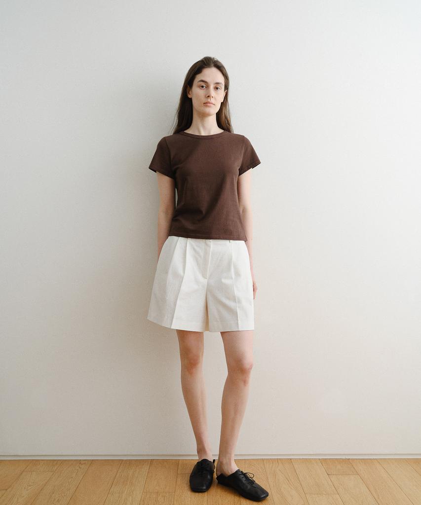 DENOAH Posie Half Pants (White)