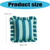 Luxury Striped Throw Pillow Cover Set Of 2pcs Invisible Zippered Design Pillowcase For Sofa Bed Outdoor Indoor Decors