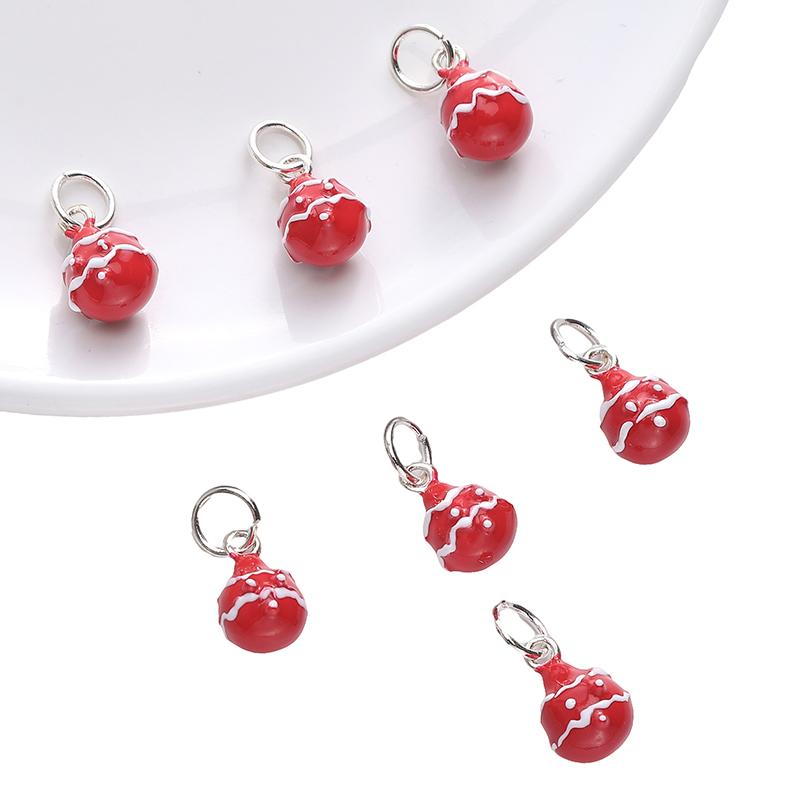 1pc/bag Christmas Series Alloy Pendant DIY Bracelet Necklace Earrings Jewelry Accessories